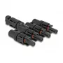 Connettore solare DeLOCK DL4 1 maschio su 4 femmina nero