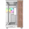 Case PC Thermaltake View 380 XL WS ARGB Snow White — Midi-Tower, supporto ATX, con finestra