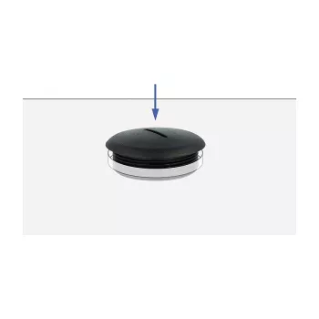 Tappo per tubo DeLOCK 60230 nero nylon
