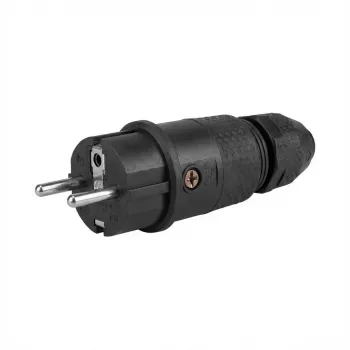 ABL 100000068 Spina professionale SCHUKO & fr-be Elamid-2K nero sv IP54 (100000068)