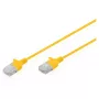 Cavo patch DIGITUS CAT6 U-UTP sottile, 1,5 m, giallo