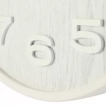 NeXtime 3096WI - orologio da parete - orologio al quarzo - rotondo - bianco - legno - legno