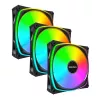 MONTECH AX120 PRO nero 120mm ARGB confezione da 3