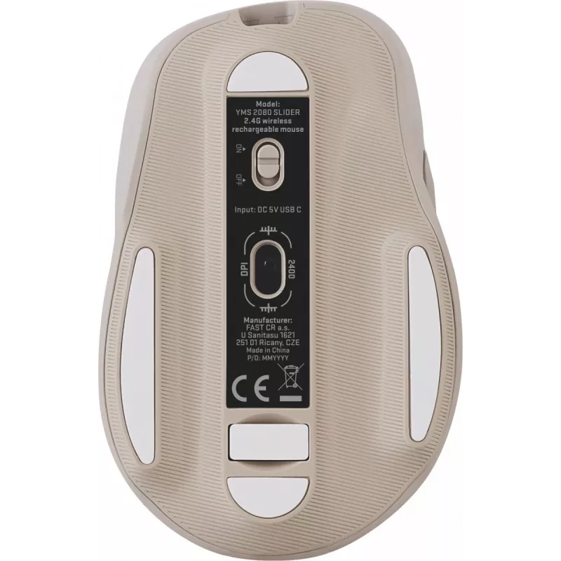Mouse wireless 2,4 GHz ricaricabile 6 tasti 2400 dpi 45