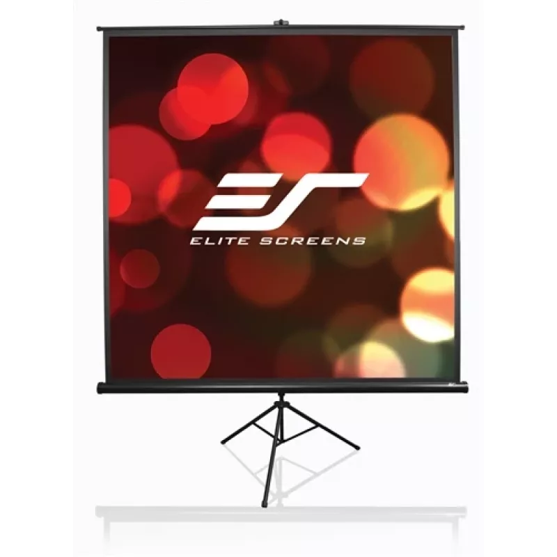 Elite Screens | Schermo a treppiede/portatile | T92UWH | Diagonale 92 pollici | 16:9 | Larghezza immagine visibile (B) 203,2 cm | Nero