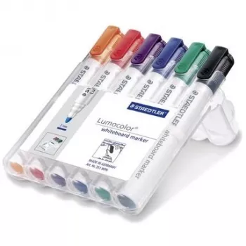 Pennarello Staedtler Lumocolor Whiteboard 351 6 pz. punta tonda