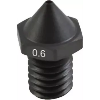 Ugello per stampante 3D Flashforge Creator 4 0,6 mm temprato – punta di estrusione resistente all'usura