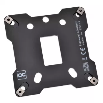 Backplate Alphacool 13071 acciaio inox nero 90mm