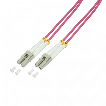 LogiLink FP4LC50 cavo in fibra ottica InfiniBand 50 m 2x LC viola