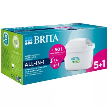 BRITA filtro acqua da tavolo Maxtra Pro cartuccia filtro confezione 5+1