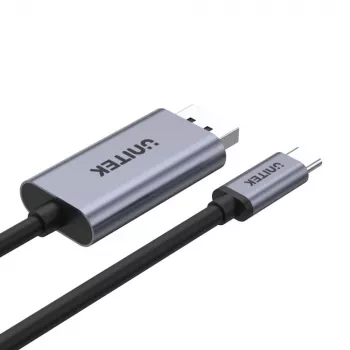 Adattatore per cavo UNITEK V1409A USB-C DisplayPort nero, grigio