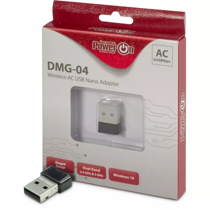 Inter-Tech adattatore di rete USB 2.0 650 Mbit/s wireless