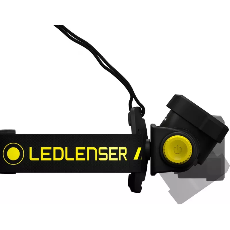 Ledlenser 502195 torcia nera, gialla torcia frontale LED