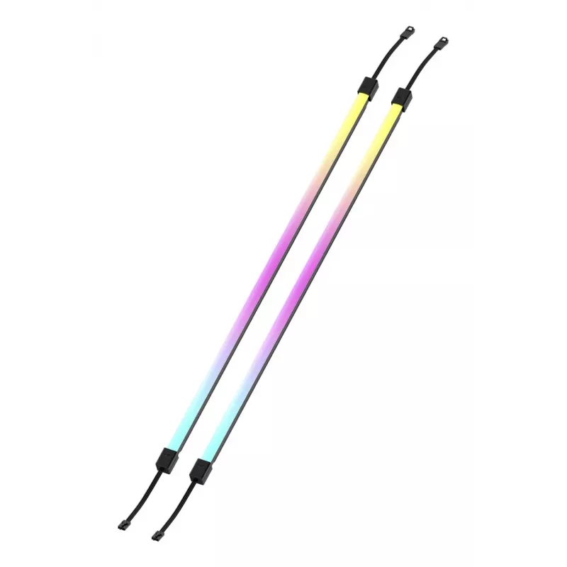 Striscia LED CORSAIR LS430 Aurora — multicolore, 430×10×10 mm, confezione da 2