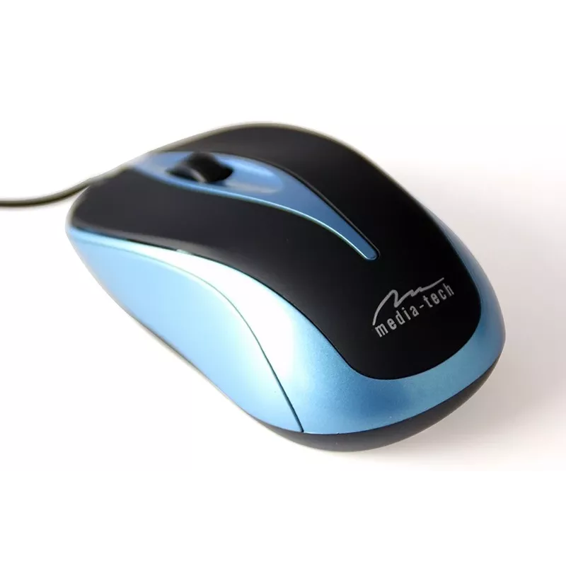 Mouse ottico 800dpi NERO-BLU MT1091