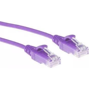 ACT Viola 3 metri LSZH U/UTP CAT6 cavo patch slimline datacenter con connettori RJ45