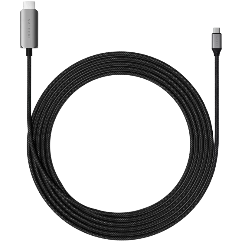 Cavo Satechi USB-C a HDMI 2.1 8K, lunghezza: 1,96 m con connettore HDMI 2.1 e USB-C