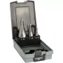 Set punte a gradino Bosch HSS con attacco a 3 facce per alluminio e plastica