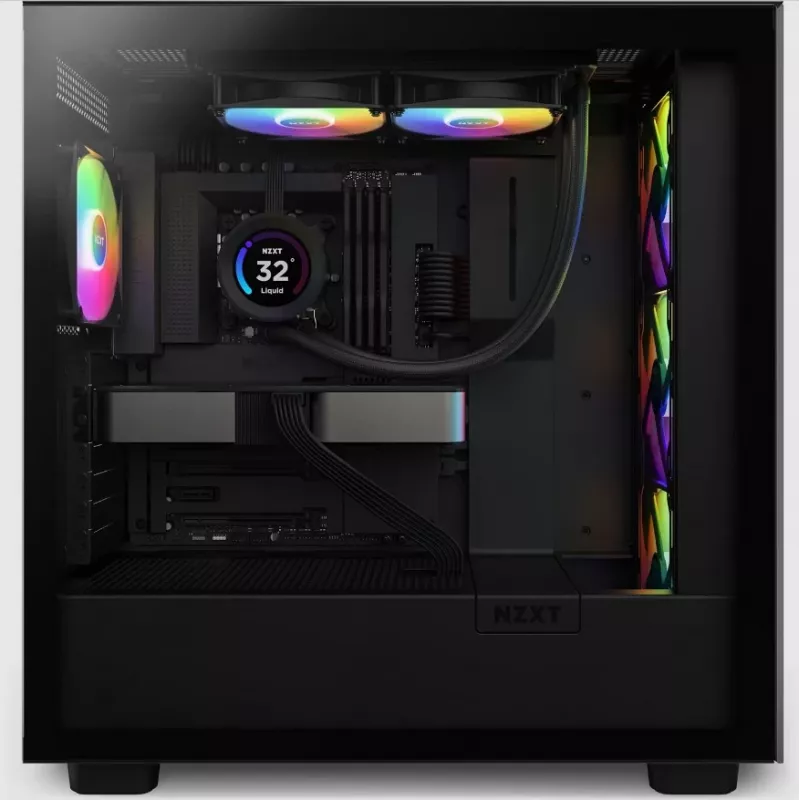 Dissipatore a liquido all-in-one NZXT Kraken Elite 240 RGB 12 cm nero