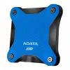 SSD esterno ADATA SD620 512 GB, USB 3.2 Gen 2 Micro-USB B, blu, custodia in silicone, antishock