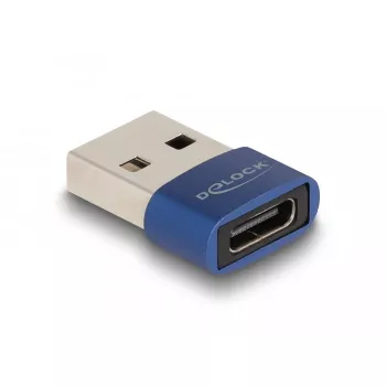 DeLOCK adattatore USB 2.0 USB Type-A maschio su USB Type-C femmina blu