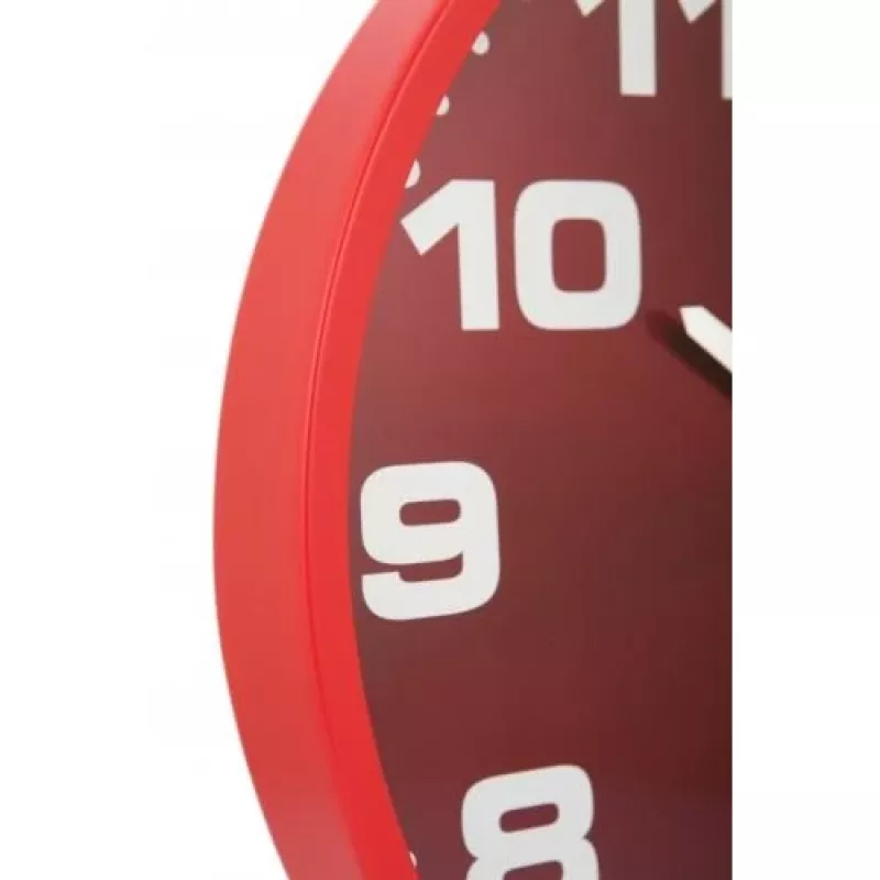 NeXtime orologio 3053ro Dash Red, Ø35 cm, da parete, rosso/argento