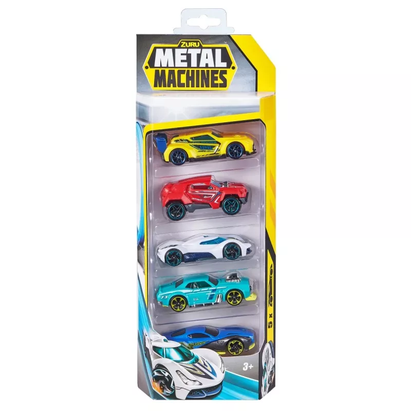 Zuru Metal Machines auto in metallo pressofuso (5 pz) 1:64, serie 2, assortite