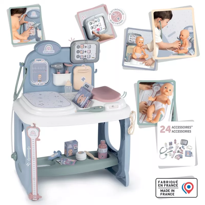 Smoby Baby Care Center modello 2024 240305 con accessori e funzioni interattive
