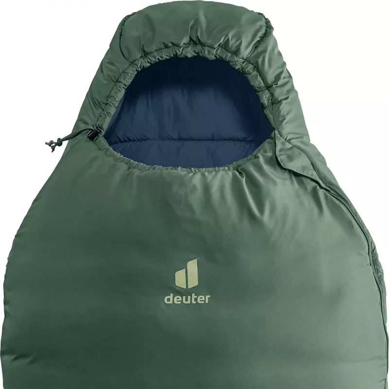 Deuter Orbit 0C/32F sacco a pelo sintetico, 185 cm, Ivy/Ink