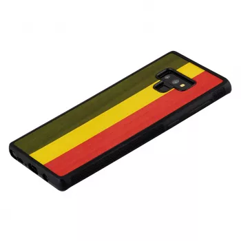 Custodia per smartphone man and wood per Samsung Galaxy Note 9 — Reggae nero custodia protettiva