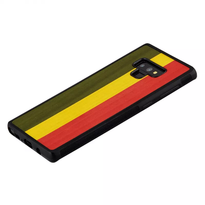 Custodia per smartphone man and wood per Samsung Galaxy Note 9 — Reggae nero custodia protettiva