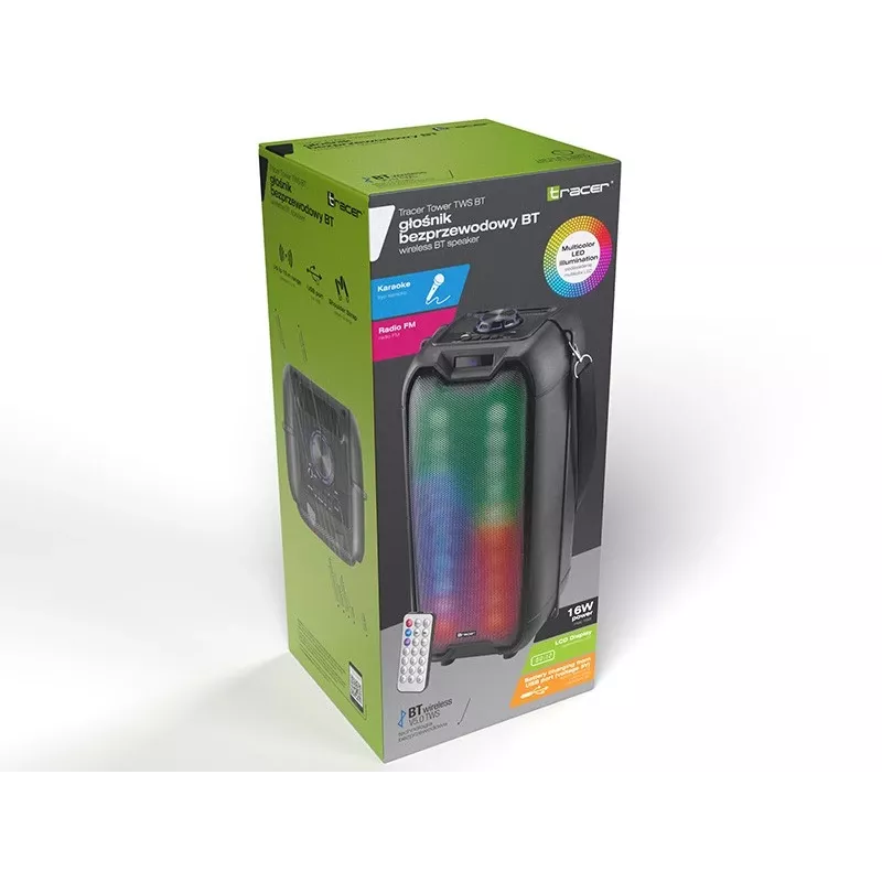 Tracer TRAGLO46925 altoparlante portatile nero