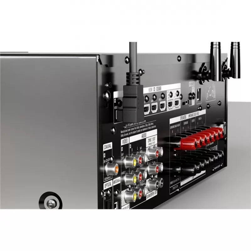 Goobay 61296 - Cavo HDMI High Speed con connettore angolare Ethernet 4Ka60Hz 2.0 - cavo - digitale/display/video