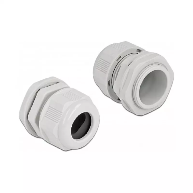 Pressacavo DeLOCK 60388 grigio plastica 2 pz.