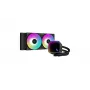 Dissipatore liquido all-in-one DeepCool LS520 SE — 3 ventole 120 mm, radiatore in alluminio 280x120x27 mm, tubi 41 cm, base in rame, RGB