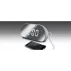 Radiosveglia Muse M-170CMR — radiosveglia digitale, display LED da 1,2 pollici, FM, AC 230V, backup AAA, specchio/bianco