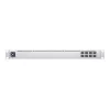 Switch di rete gestito L2 UBIQUITI USW-Aggregation — 8 slot SFP+, supporto 10G, senza ventola, rack 1U, argento