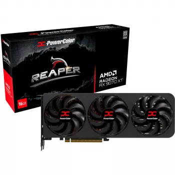 Scheda grafica PowerColor Radeon RX 9070 XT 16 GB GDDR6, PCIe x16 5.0, 256-bit, 289 mm, 3 ventole