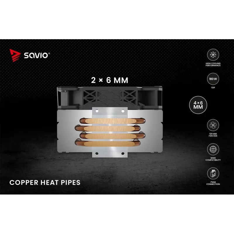 SAVIO VORTEX X2 Dissipatore per CPU
