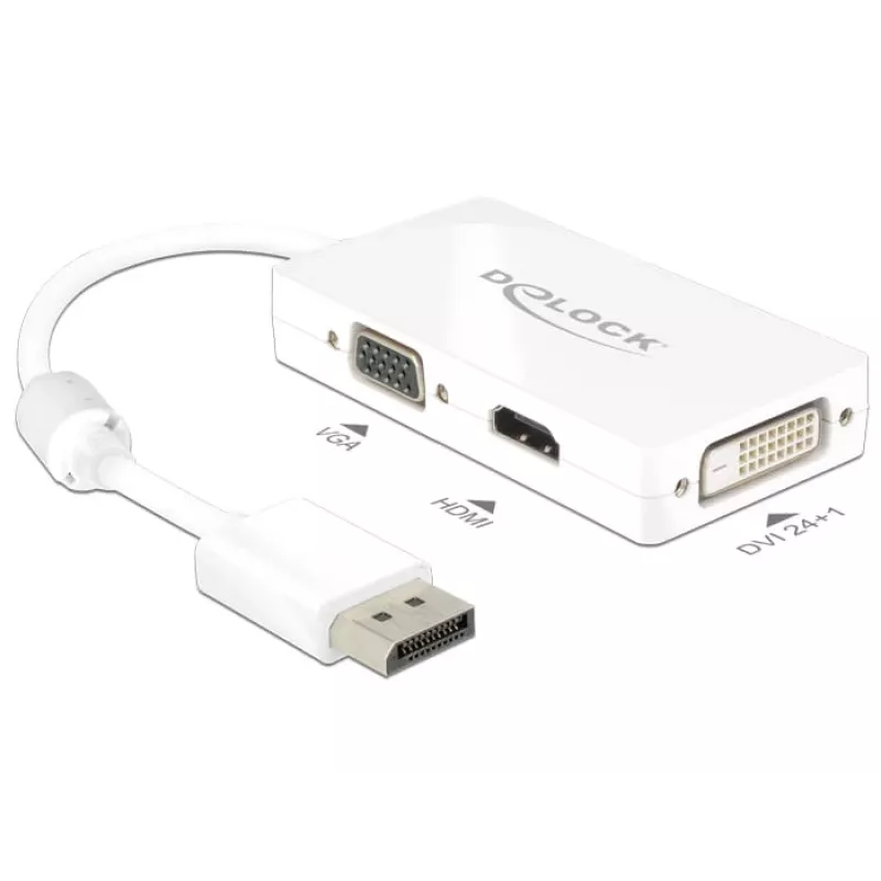 Cavo DeLOCK 0,16 m DisplayPort VGA HDMI DVI-D