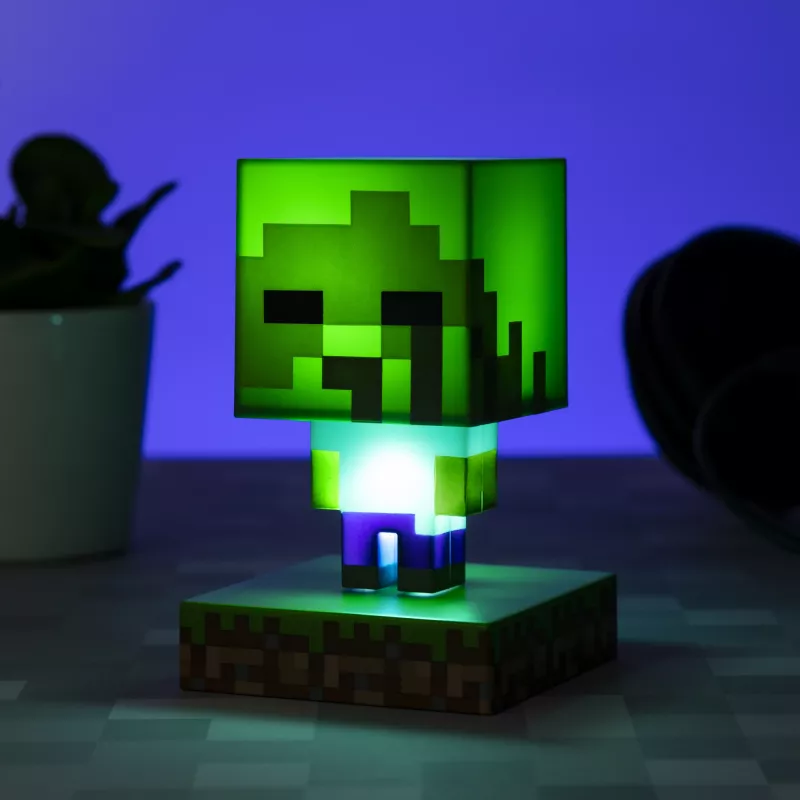 Lampada da tavolo Paladone Light Paladone Minecraft Zombie Light PP6592MCFV4 LED