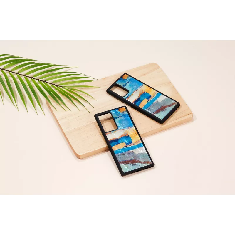 Custodia protettiva iKins per Samsung Galaxy Note 20, azzurro cielo, fit sottile