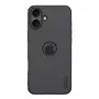 Custodia Nillkin per iPhone 16 Plus Super Frosted Pro — nero, guscio rigido sottile