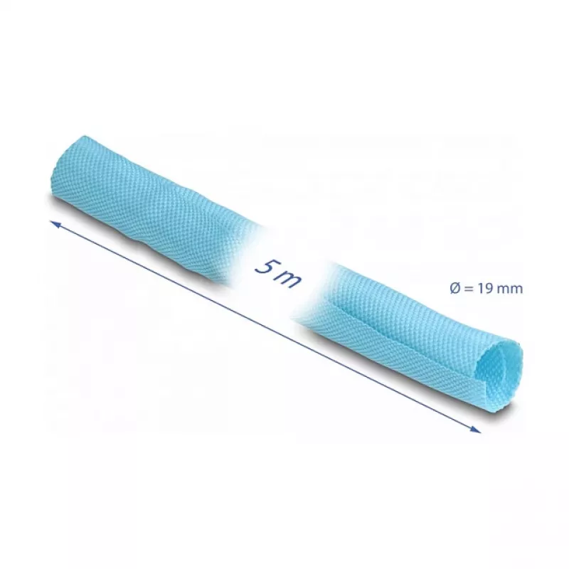 Guaina per cavi DeLOCK 20882 blu 2 cm poliestere 5000 mm