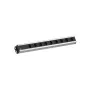 Prolunga elettrica Bachmann 300.001 2 m 9 prese AC, per interni, nero, grigio