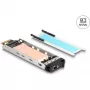Cassetto estraibile 1 x SSD M.2 NVMe per cassetto estraibile 47028 / 47042 / 47070 / 47072 / 47111 / 47117 / 47126 / 47129