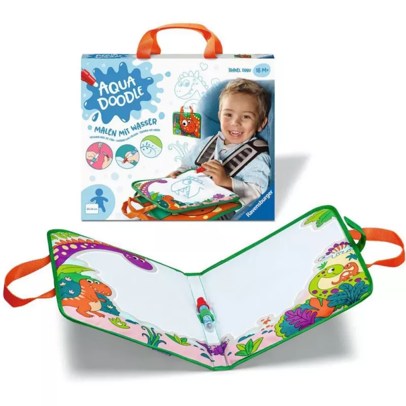 Ravensburger Aqua Doodle Travel Dino set da disegno – ministeps (modello 04566)