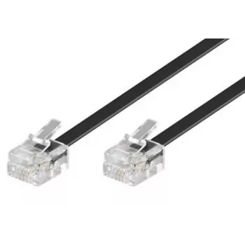 Cavo telefonico Microconnect MPK186 RJ11 RJ11 6 m nero