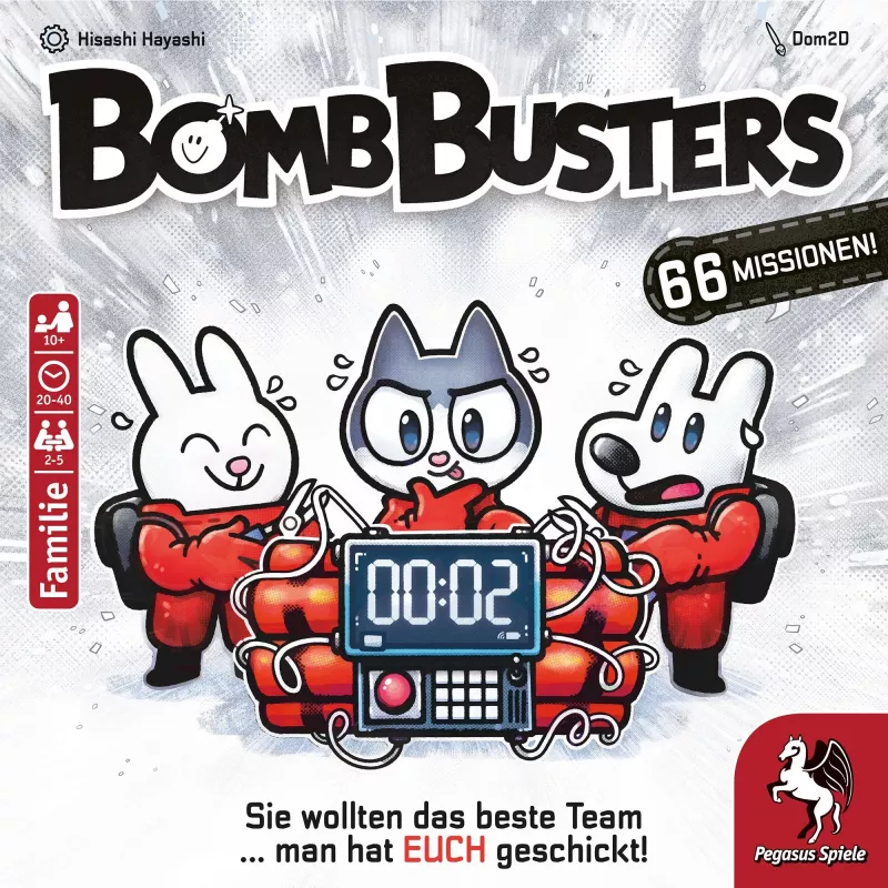 Pegasus Spiele Pegasus Bomb Busters (Gioco dell'anno 2025) – gioco per famiglie