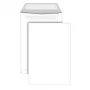 Cartella portadocumenti MAILmedia VSD-TASCHE B5 bianco 90 g – cartella portadocumenti in carta per fogli B5